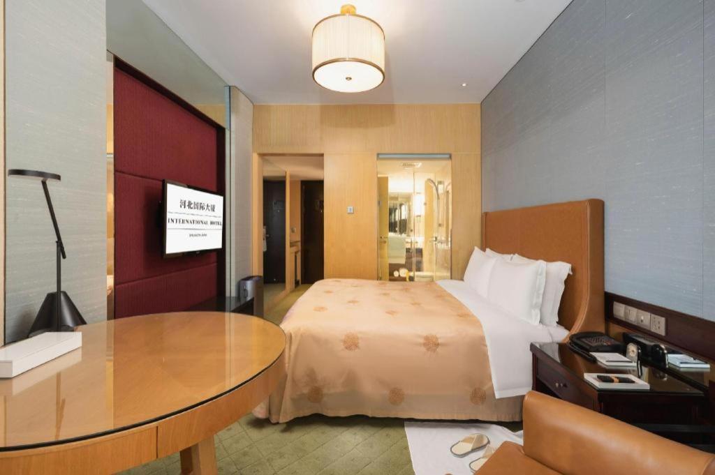 Shijiazhuang International Building Hotel Exterior foto